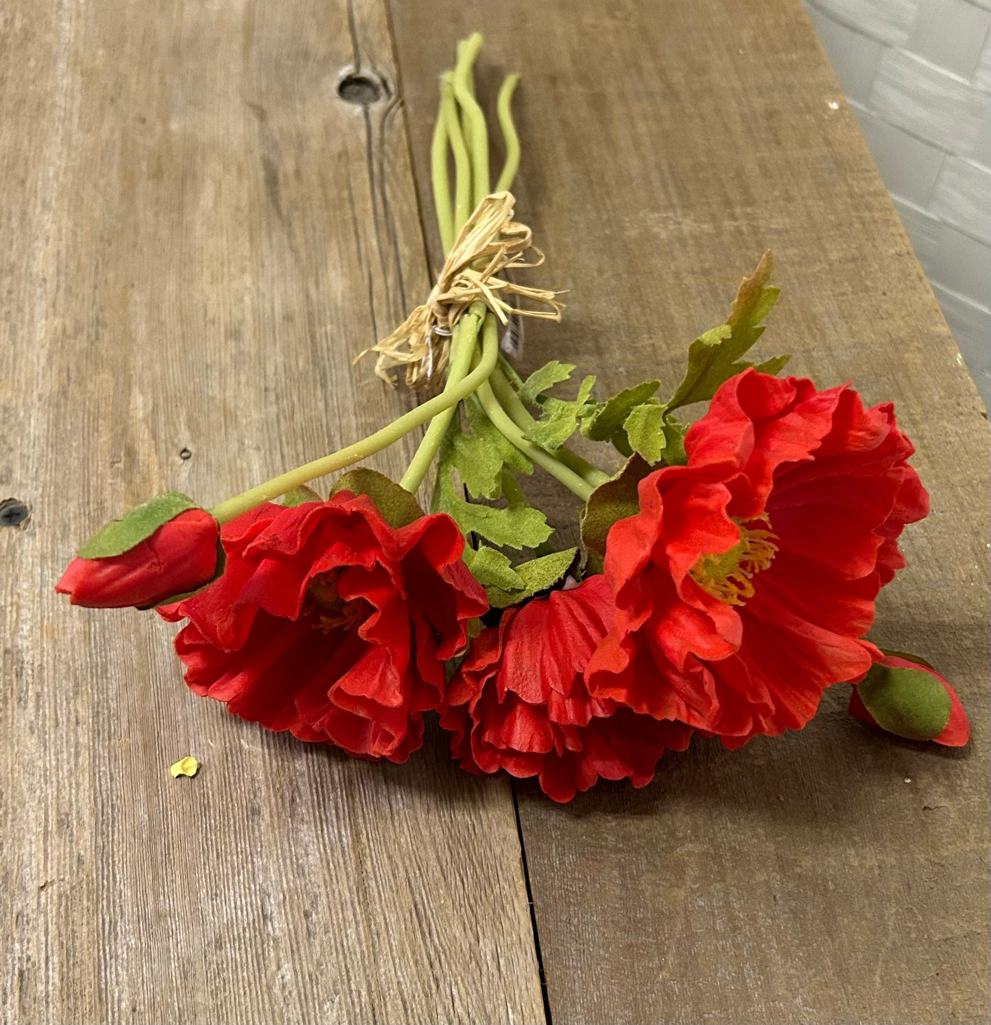 Orange Poppy Flower Bundle