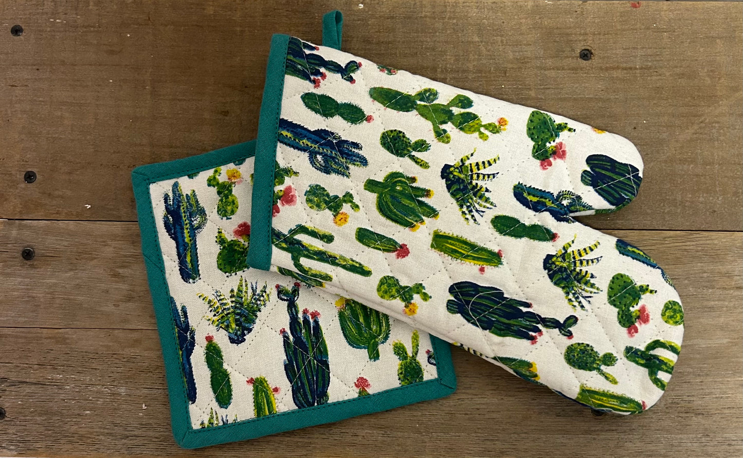 Cactus Potholders Set/2