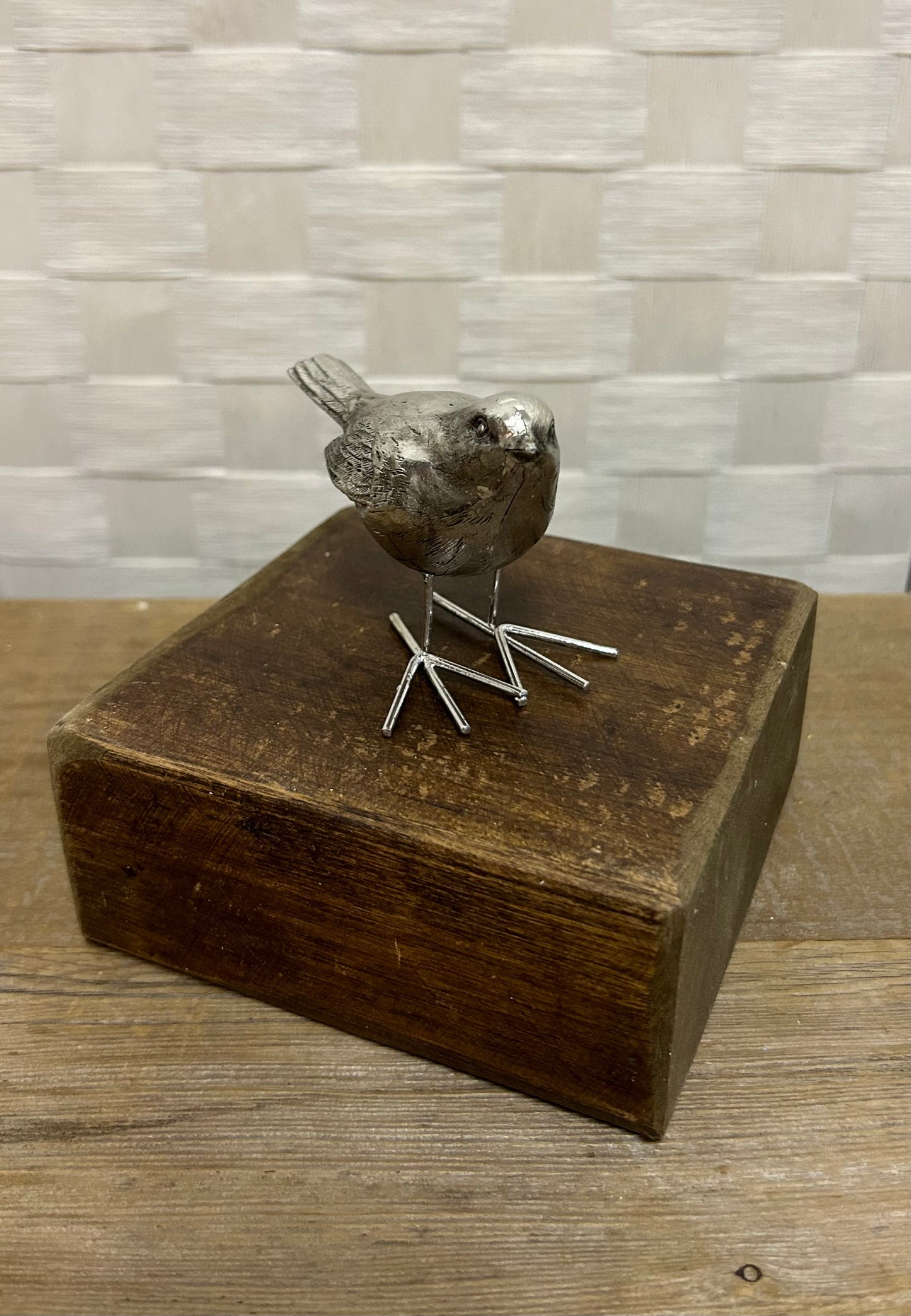 Silver Bird Statue
