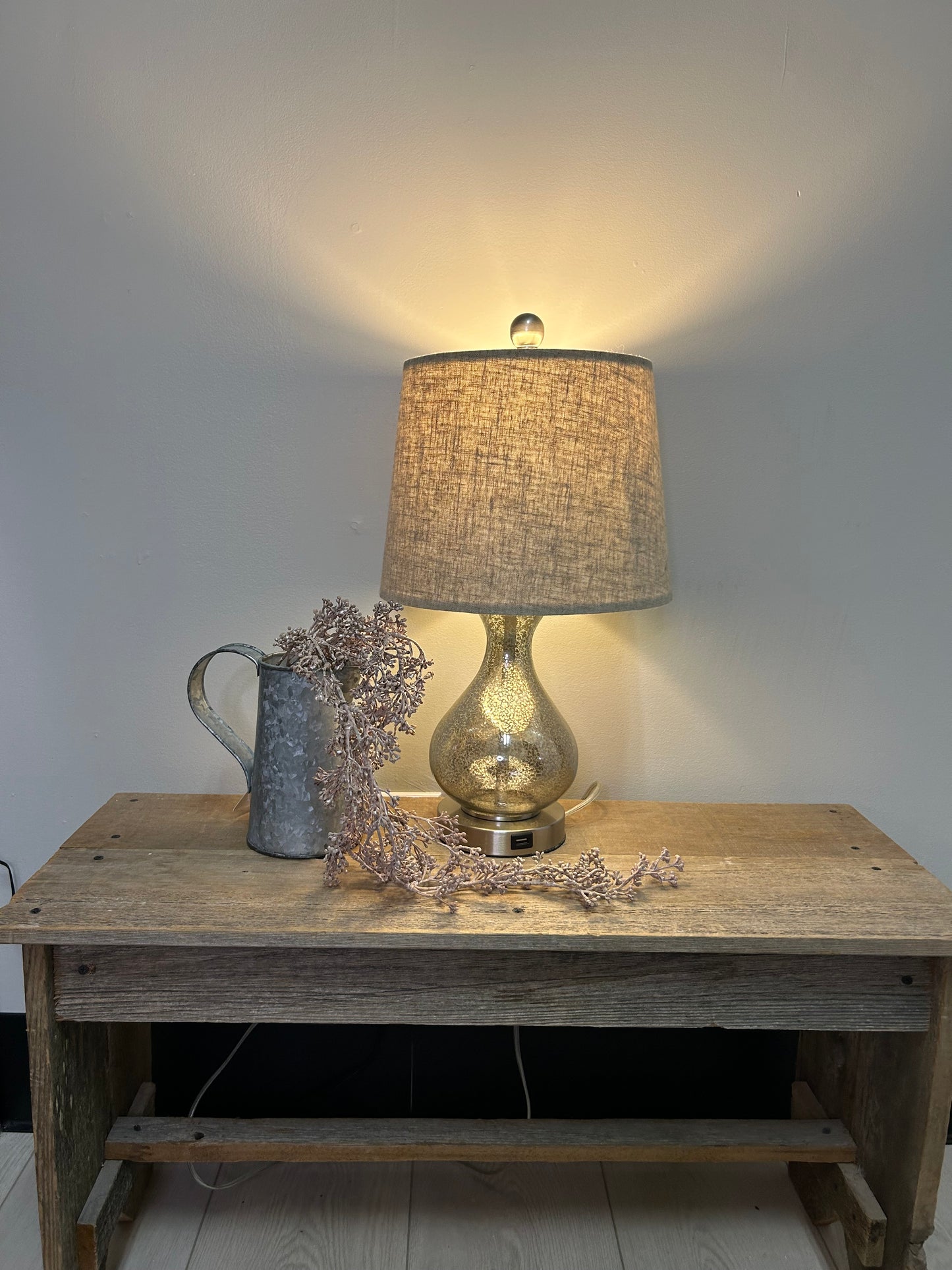 Mercury Glass Lamp