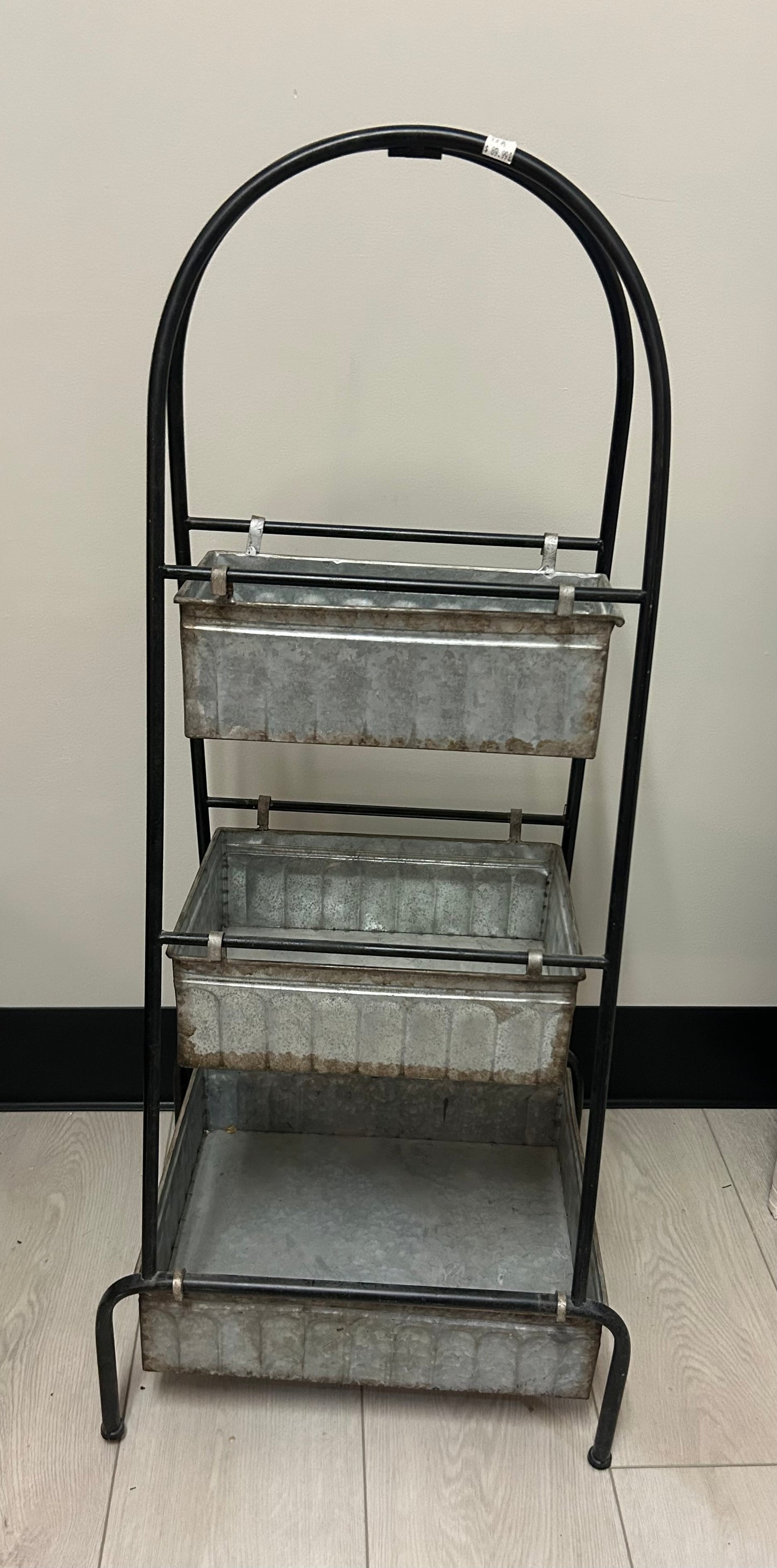 Three Teir Stand Alone Shelf / Metal