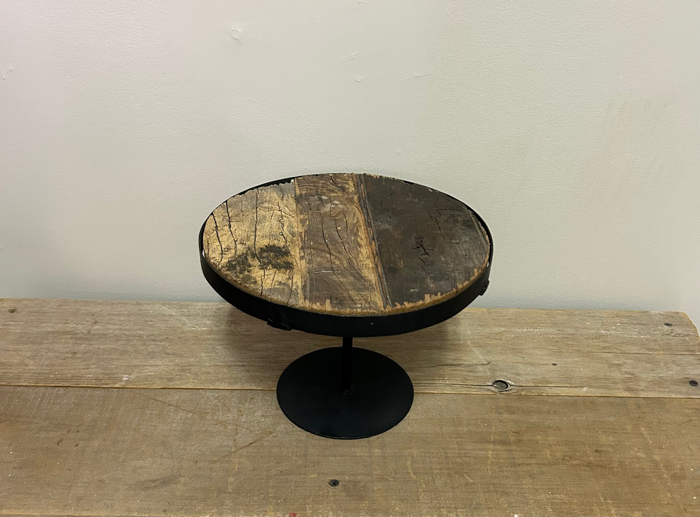 Wood and Metal Riser