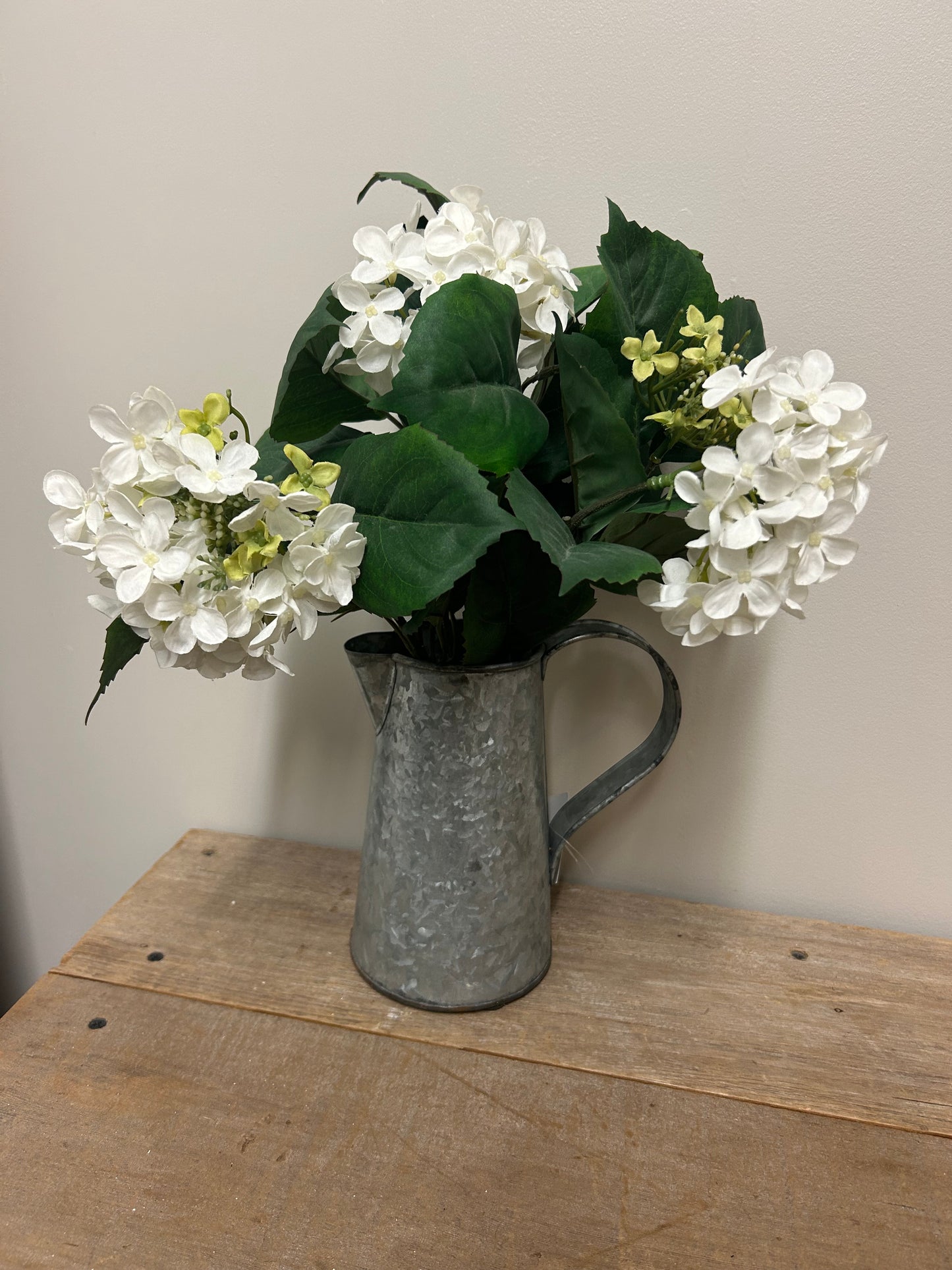 White Hydrangea Bush