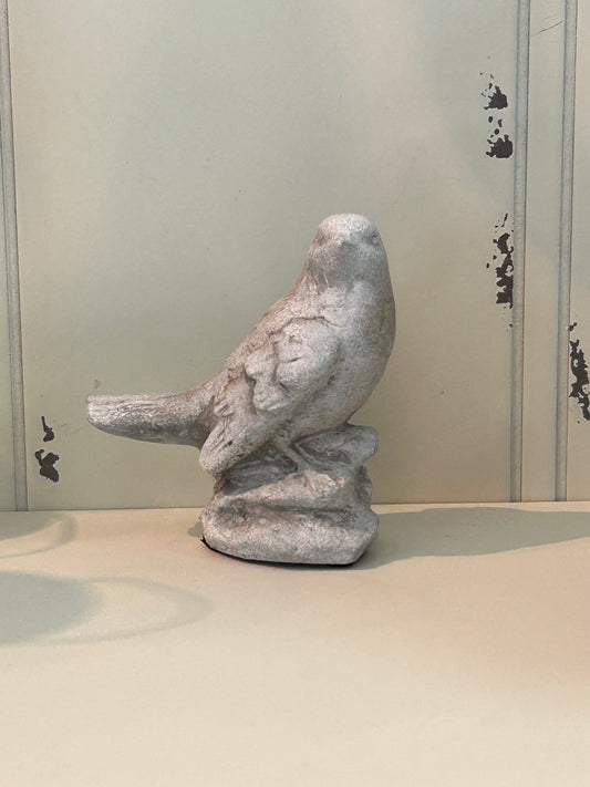 Cement Bird Statue