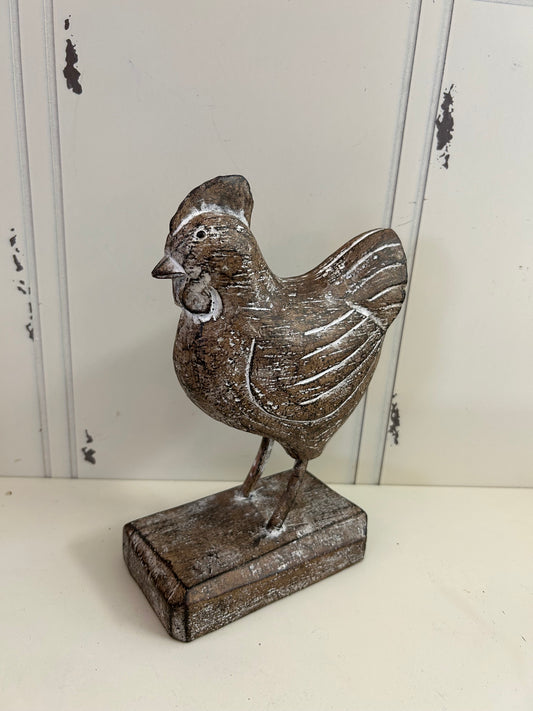 Aged Wooden Rooster