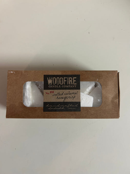 Woodfire Candle Melt / Salted Caramel Honeycrisp
