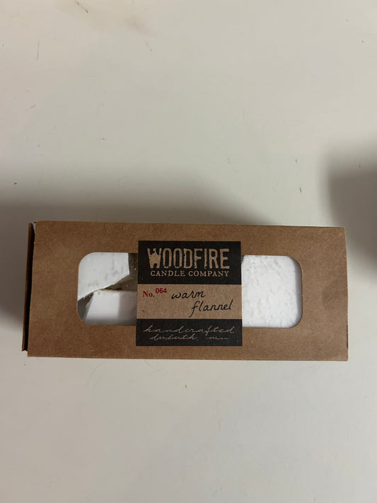 Woodfire Candle Melt / Warm Flannel